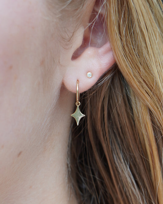 Star Charm Earrings